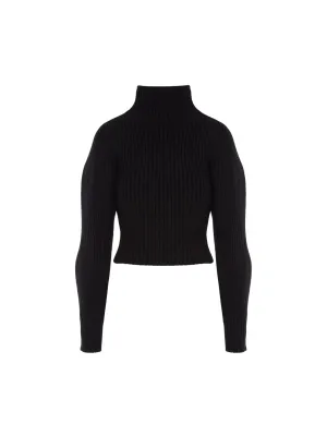 Alaïa Ribbed Wool Sweater