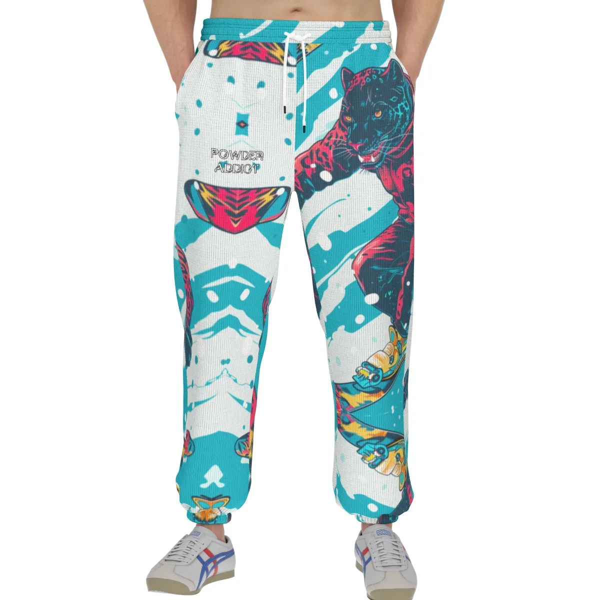 All-Over Print Men'S Thick Sweatpants powder addict