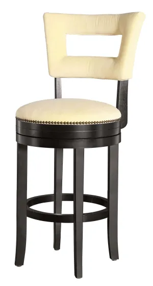 Ansley IV Swivel Bar Stool with Nailheads