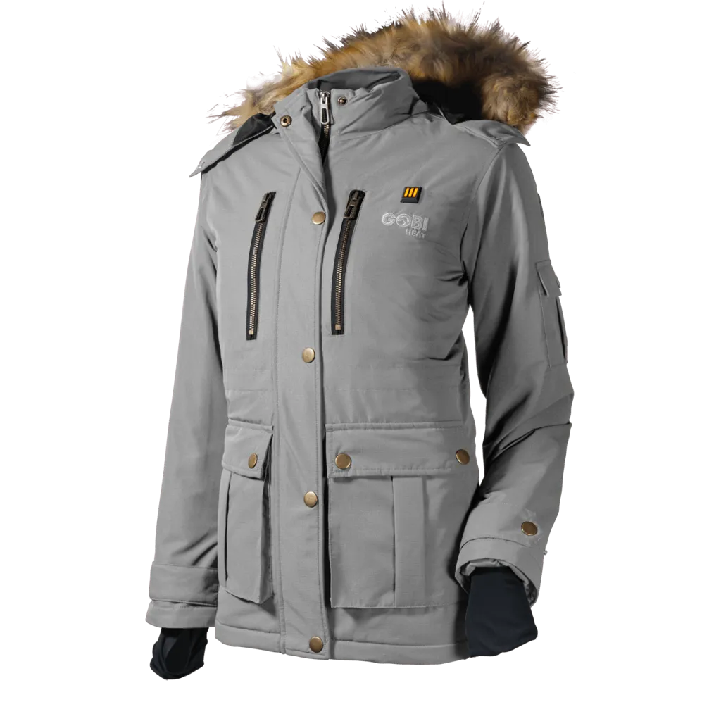 Arcadia Womens Heated Parka by Gobi Heat