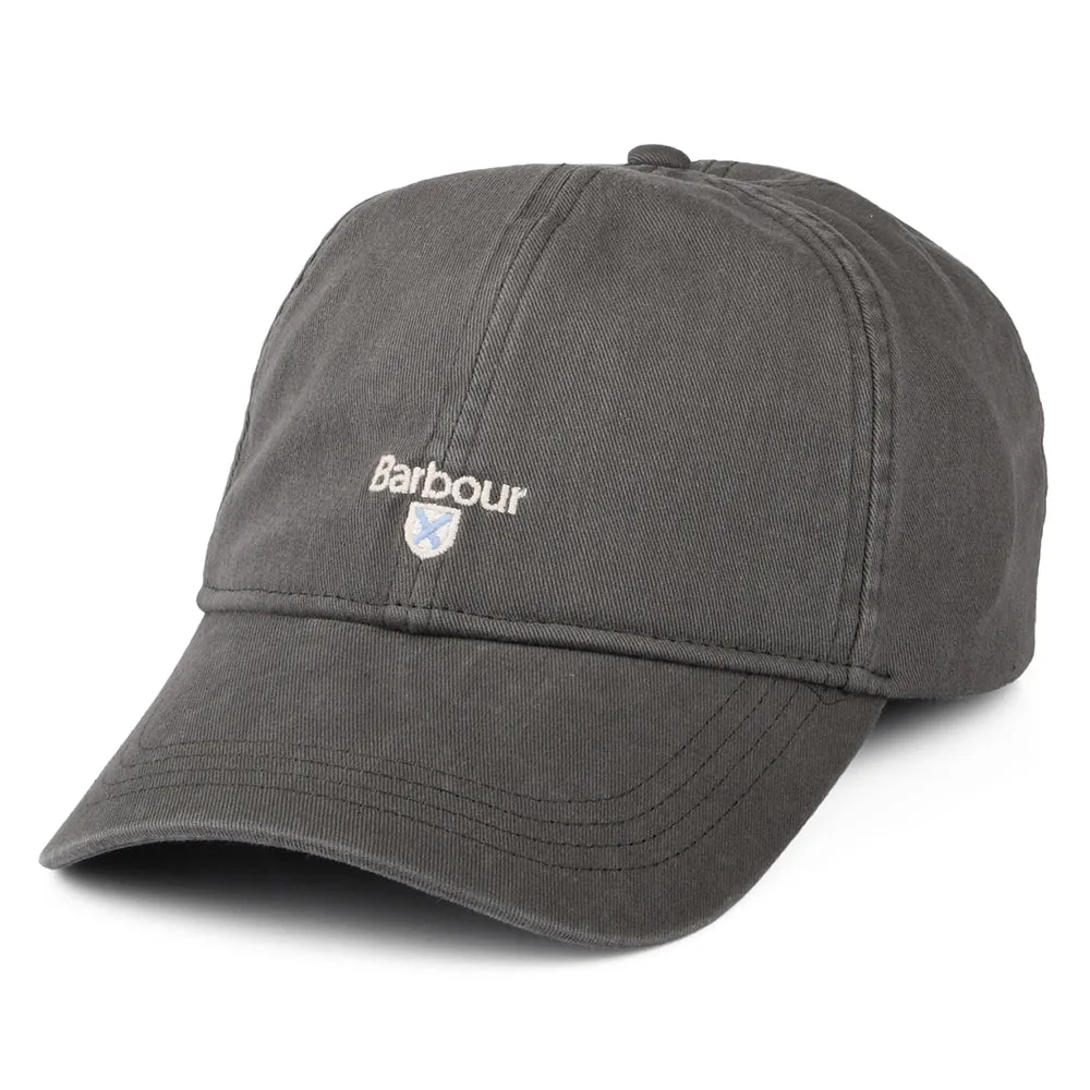 Barbour Hats Cascade Cotton Baseball Cap - Charcoal