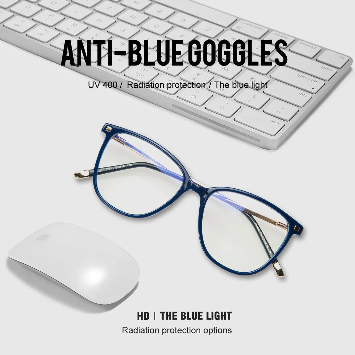 Duco Blue Light Blocking Glasses Gaming Glasses Computer Reading Glasse DC5209