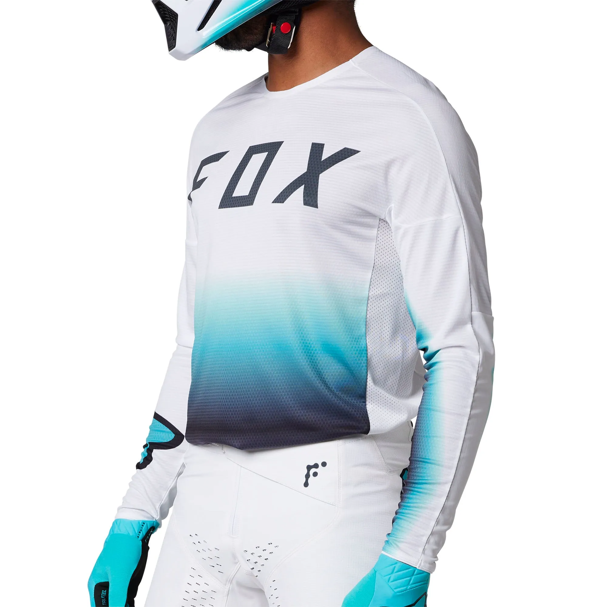 Fox Racing  Mens 360 Fgmnt Motocross Jersey White Offroad MotoX Vented Mesh