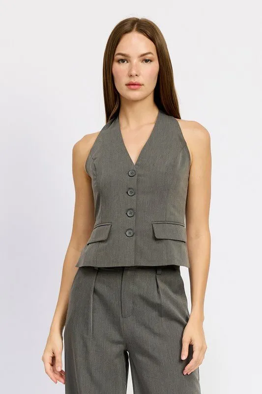 Halter Top Vest