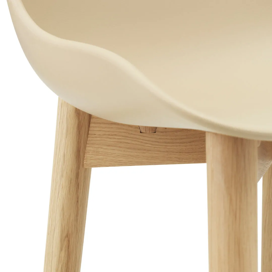 Hyg Counter Stool - Wood Base