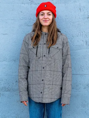 Insulated Flannel Jacket - MOONBEAM