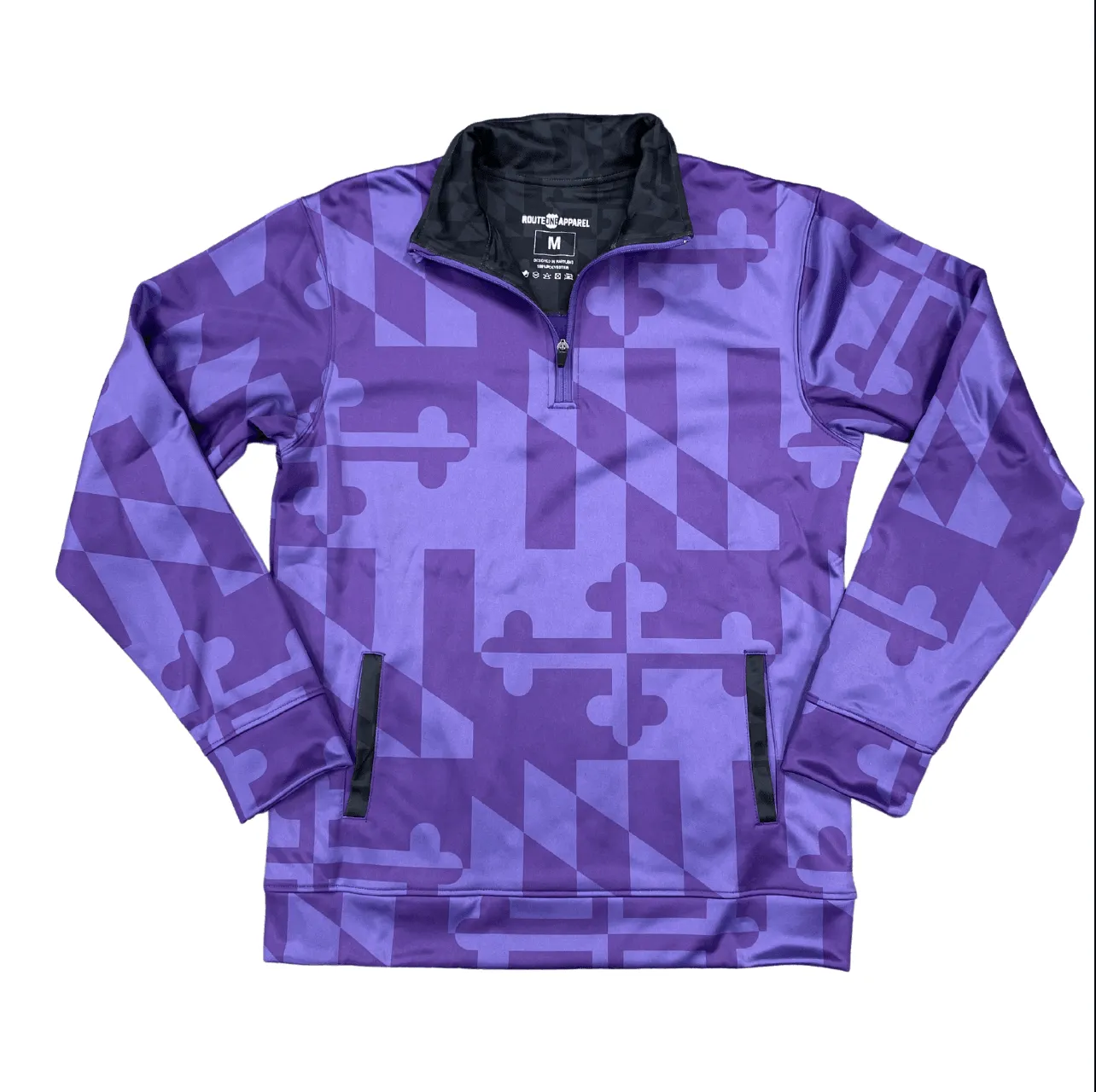 Maryland Flag (Purple Monochrome) / Pullover