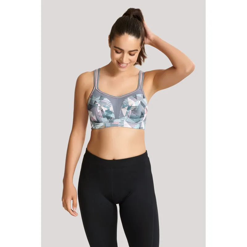 Panache Pastel Retro Underwired Sports Bra