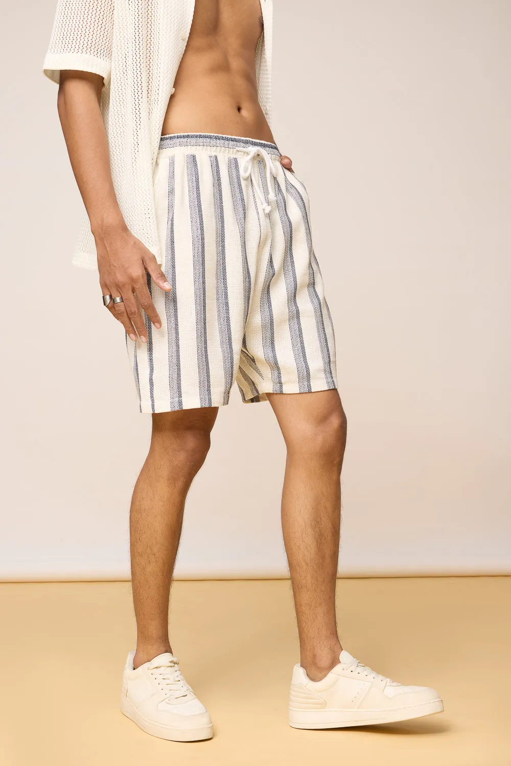 Riviera Striped Men's Bermuda Shorts