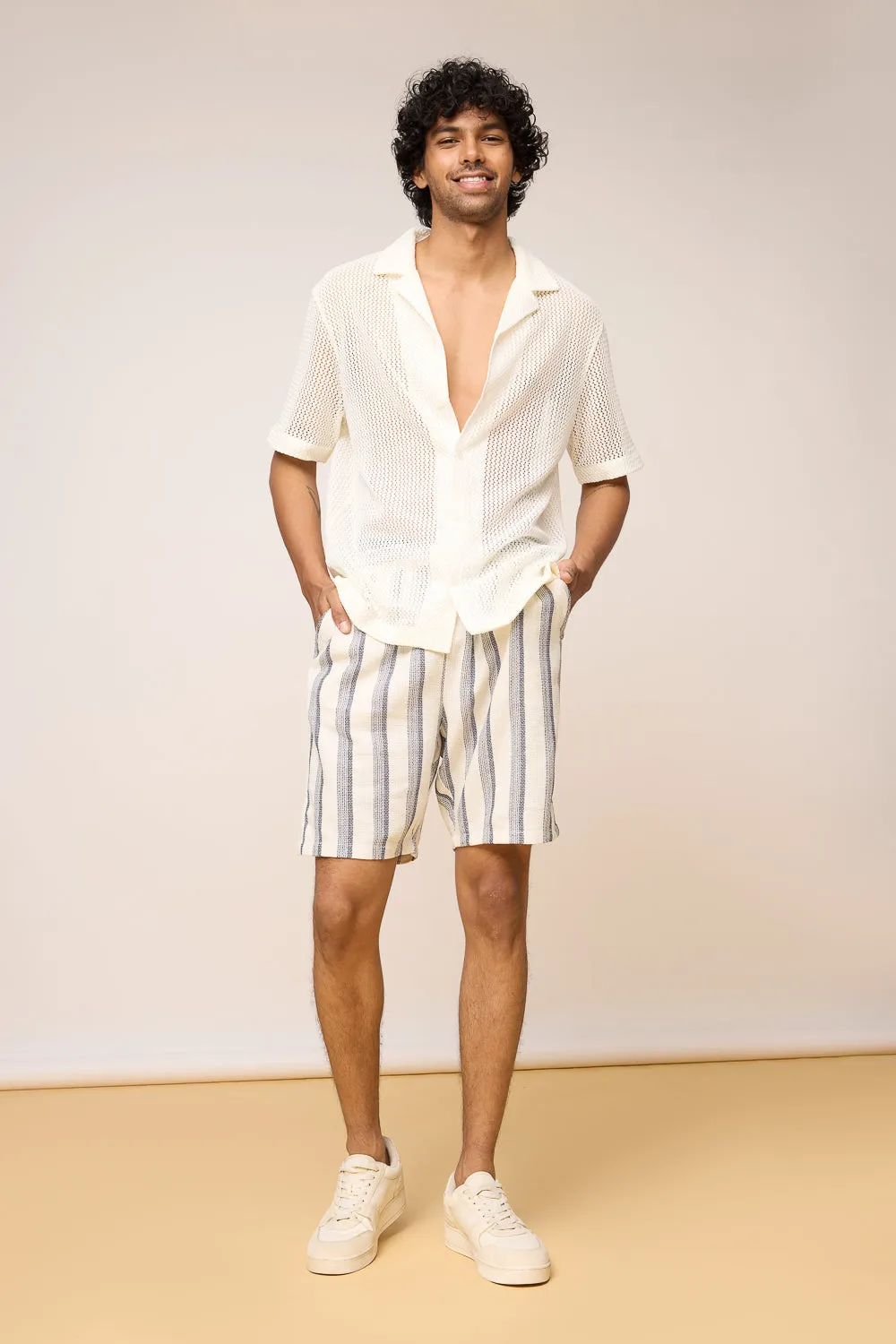 Riviera Striped Men's Bermuda Shorts