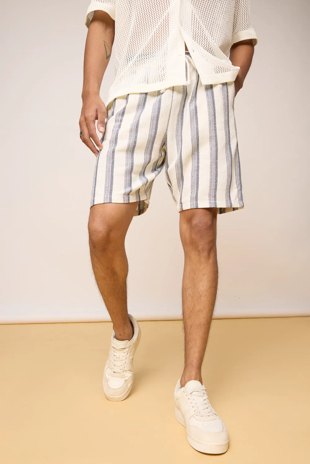 Riviera Striped Men's Bermuda Shorts