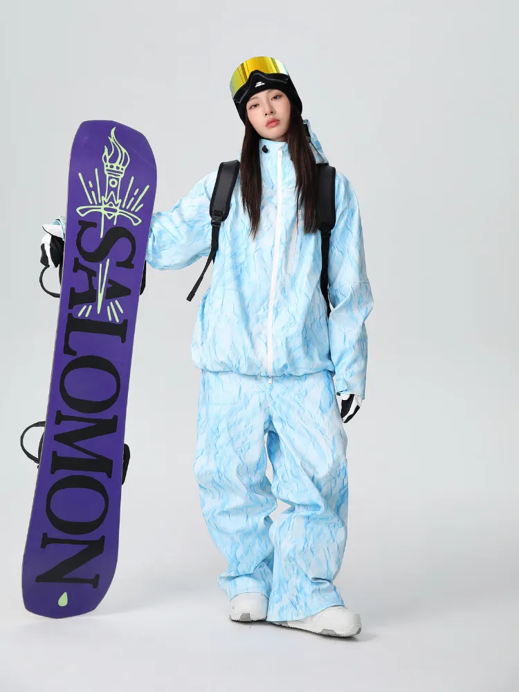 Searipe Denim Drift Baggy Snow Suit - Women's