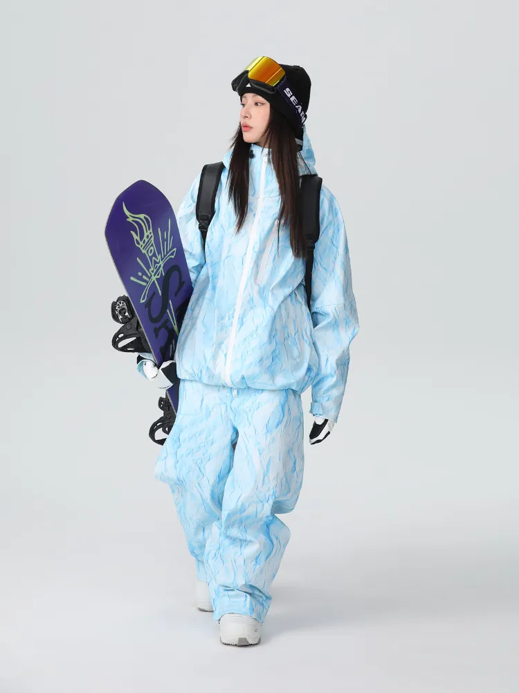 Searipe Denim Drift Baggy Snow Suit - Women's