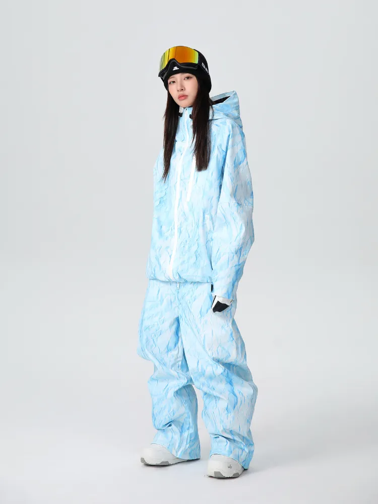 Searipe Denim Drift Baggy Snow Suit - Women's