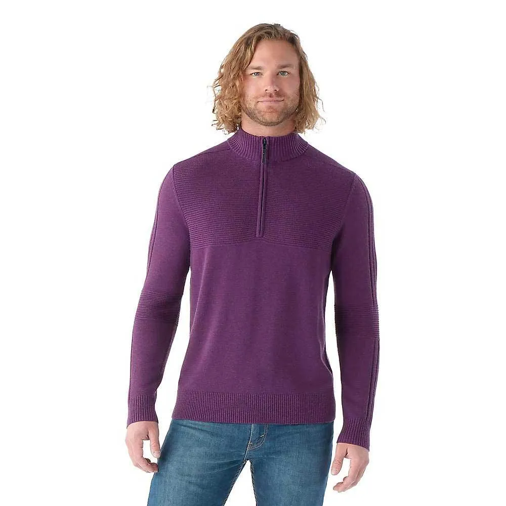 Smartwool Mens Texture Half Zip Sweater