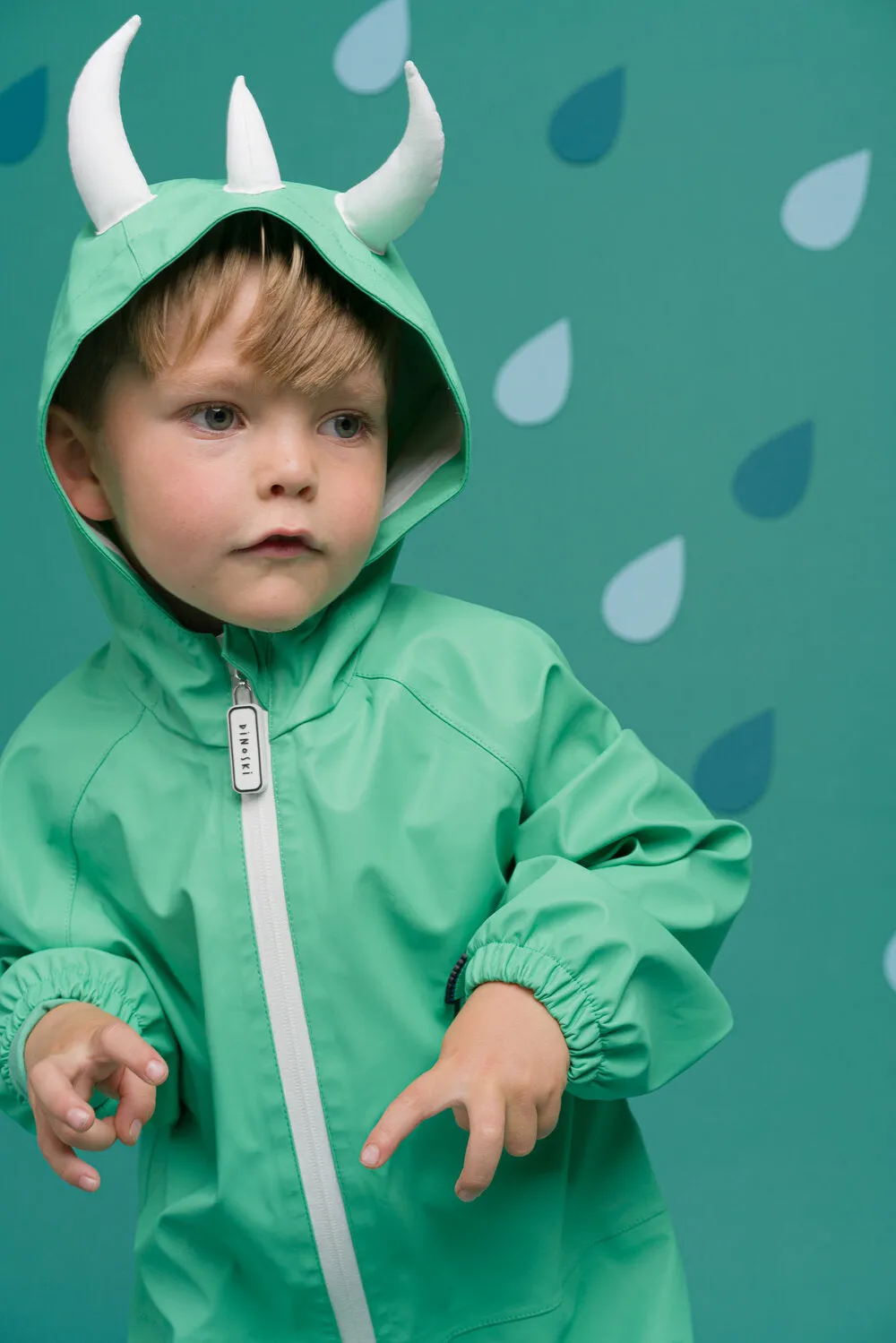 Spike the Dinosaur - Kids Puddle Suit