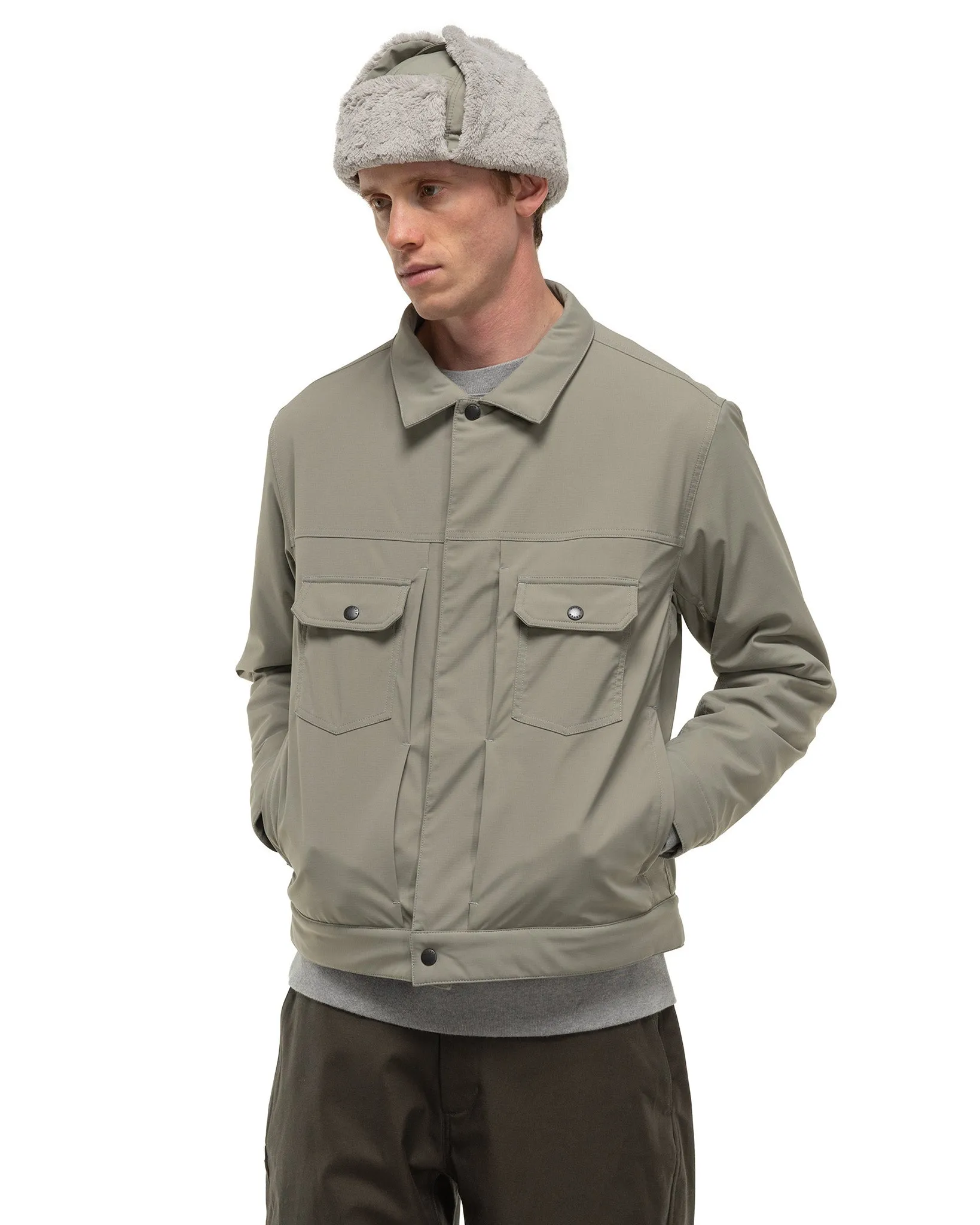 Station Insulated Jacket - GORE-TEX Windstopper® 3L Nylon Ripstop / Primaloft® Laurel