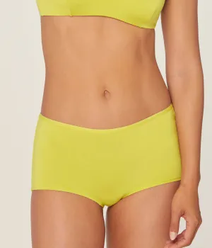 The Boyshort Panty - Bamboo Jersey - Pear