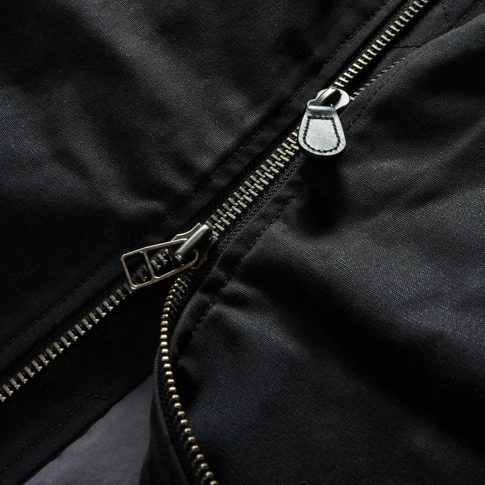 The Insulated Bomber Jacket in Coal Dry Wax