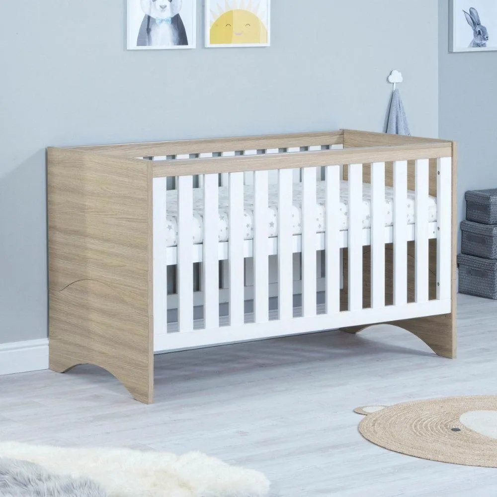 Veni Nursery Furniture Set 3 pcs - Oak & White