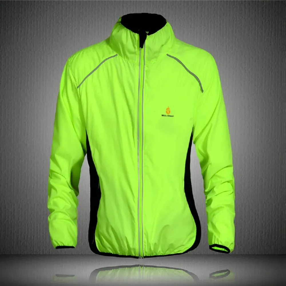 WOLFBIKE Cycling Jacket Winter Men Windbreaker Water Repellent Reflective MTB Bike Long Sleeve Windshield Coat Bicycle Clothing