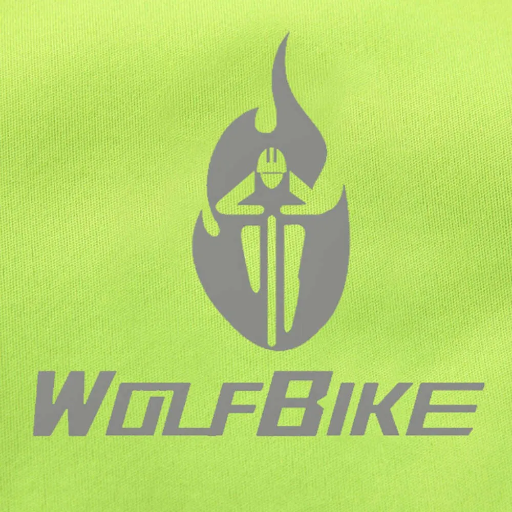 WOLFBIKE Fleece Thermal Cycling Long Sleeve Jersey Winter Outdoor Sports Jacket Windproof Wind Coat Bicycle Cycle Wear Clothing 3XL